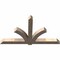 Ekena Millwork Redmond Smooth Timber Gable Bracket, Douglas Fir, 84"W x 49"H x 5 1/2"D x 5 1/2"F, 14/12 Pitch GBW084X49X0606RED00SDF - alternate 4
